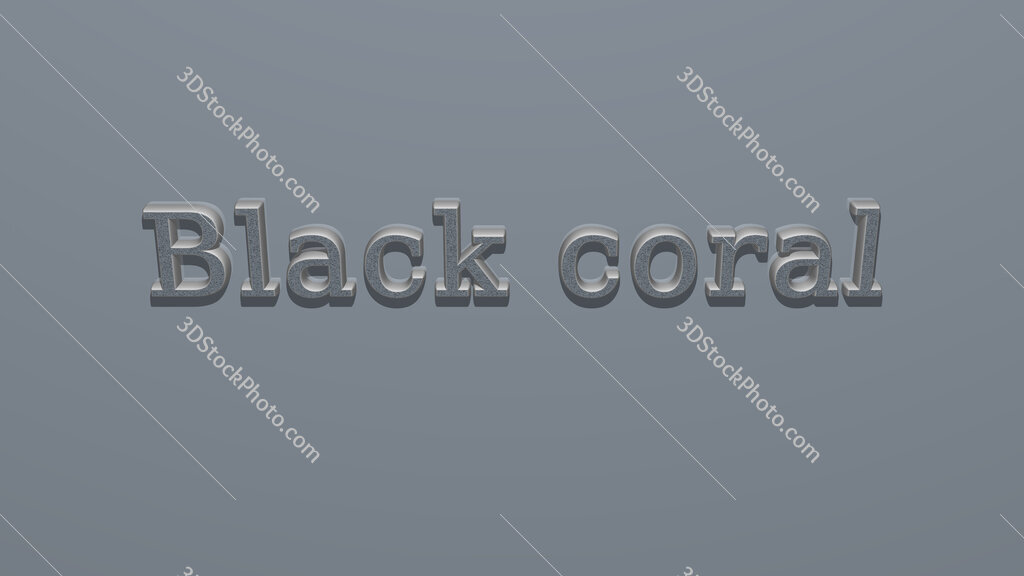 Black coral 