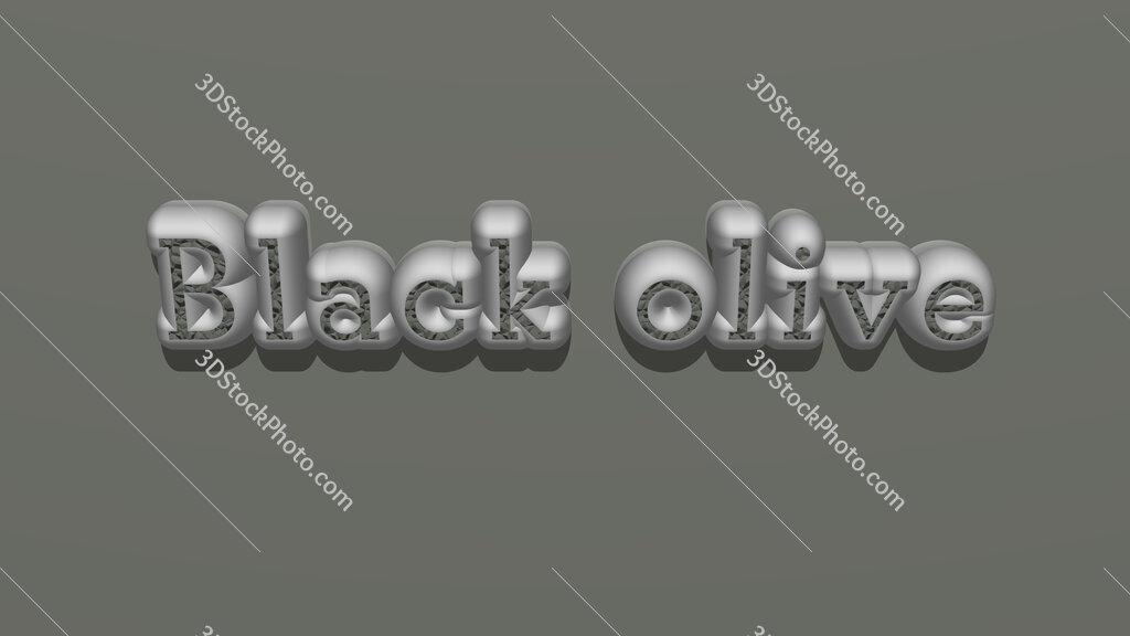 Black olive 