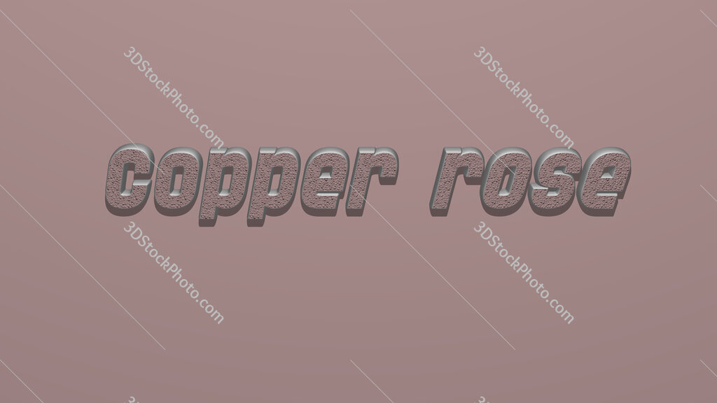 Copper rose 