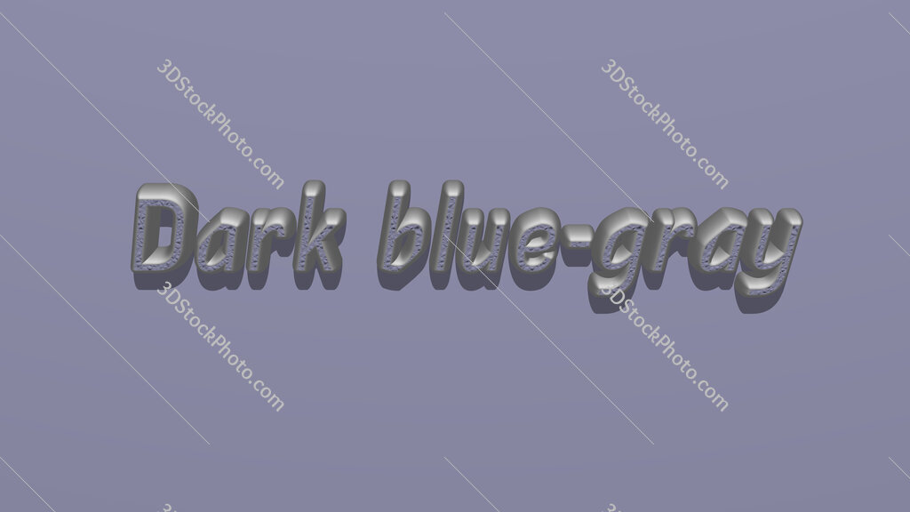 Dark blue-gray 