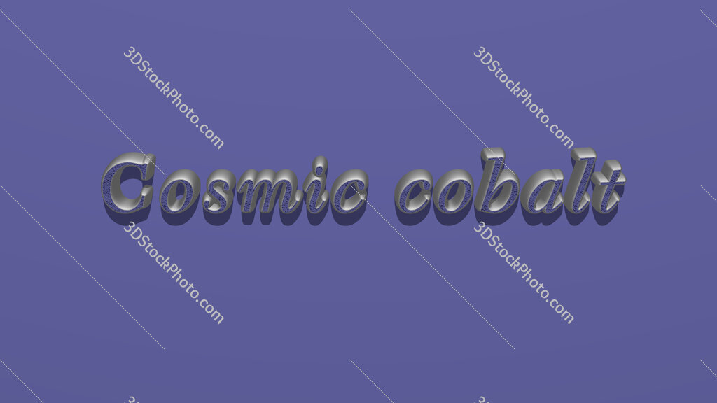 Cosmic cobalt 