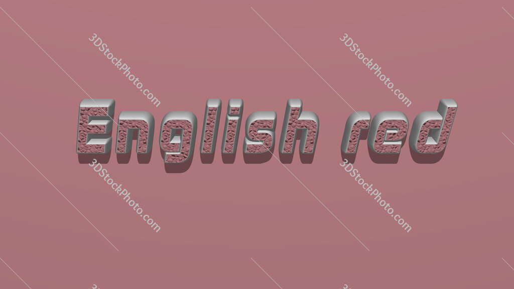 English red 