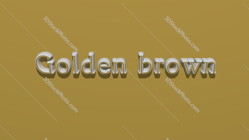 Golden brown 