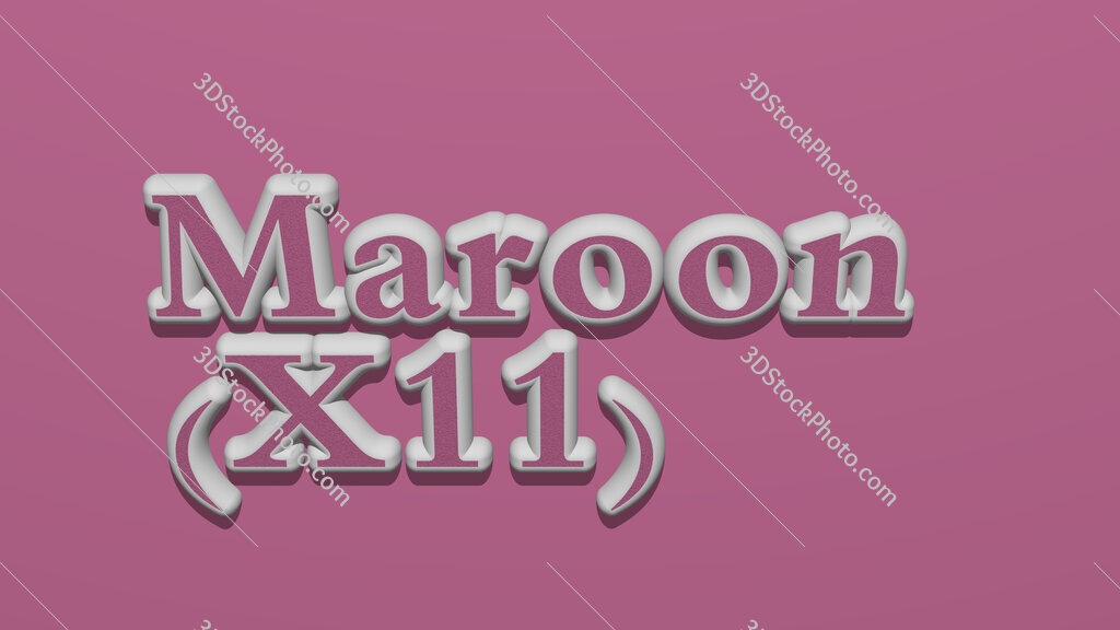 Maroon (X11) 