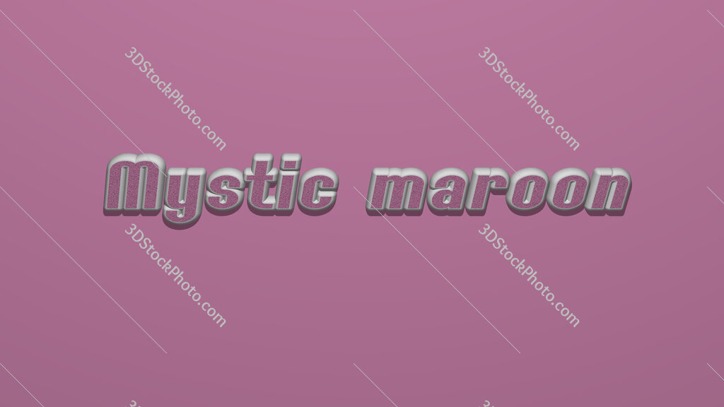 Mystic maroon 