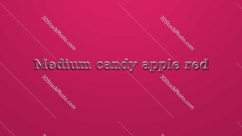 Medium candy apple red 