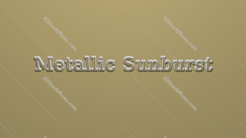 Metallic Sunburst 