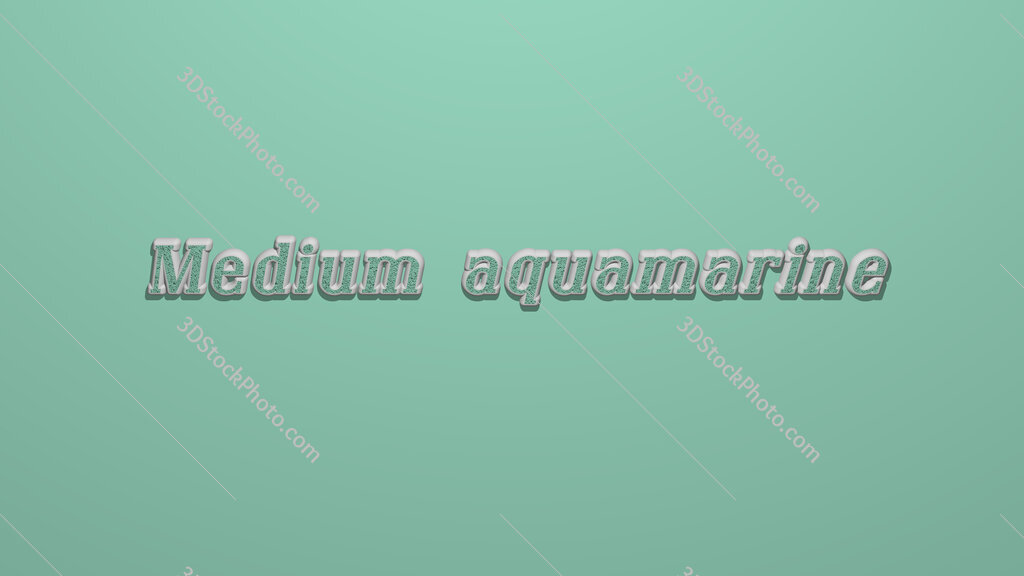 Medium aquamarine 