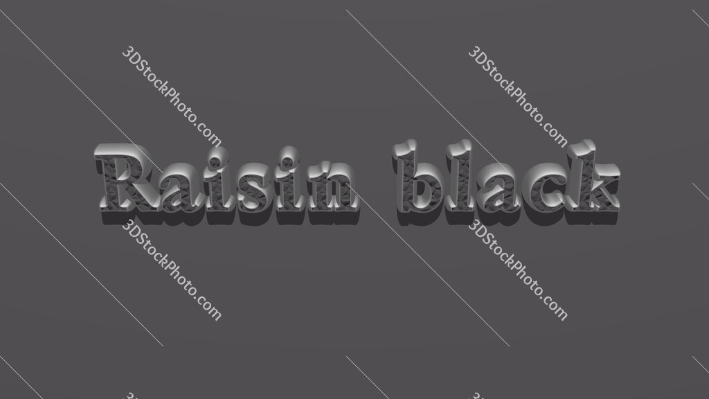 Raisin black 