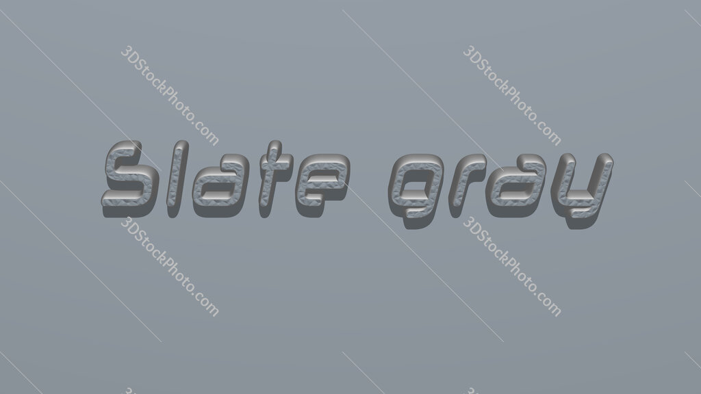 Slate gray 