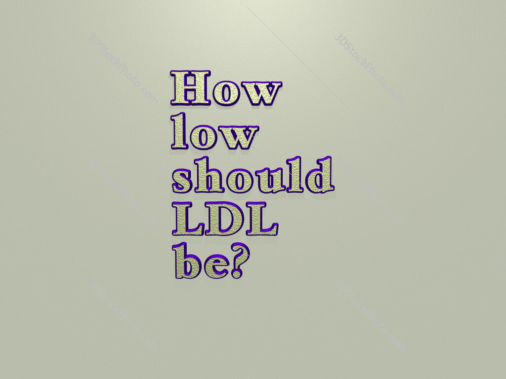 How low should LDL be? 