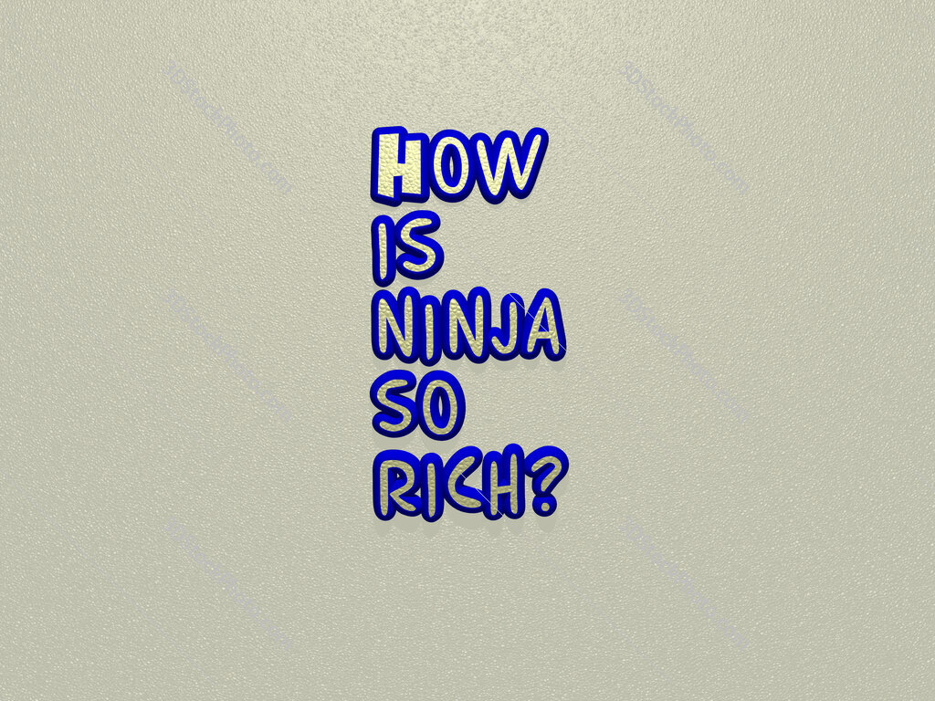How is ninja so rich? 