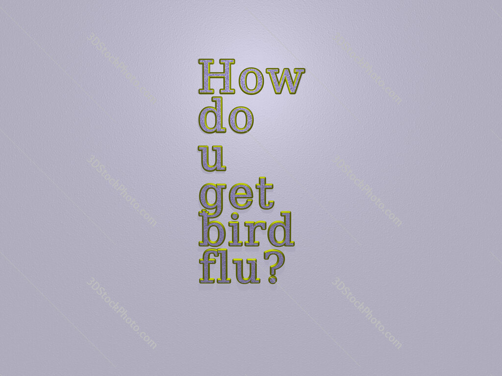 How do u get bird flu? 