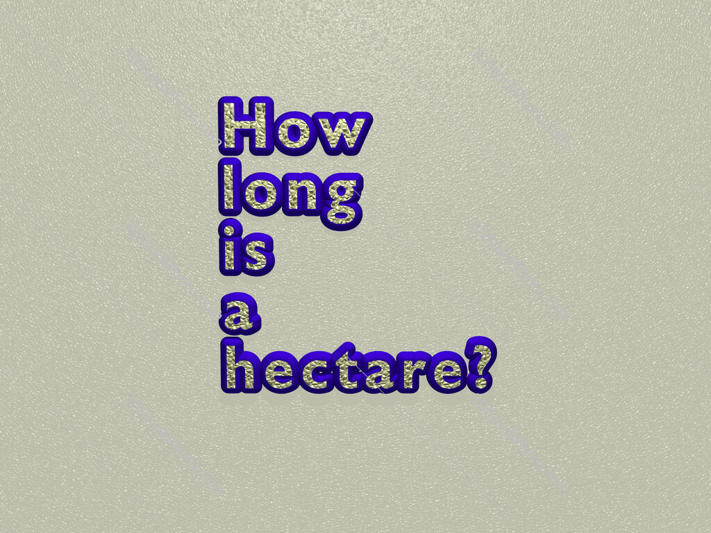 How long is a hectare? 