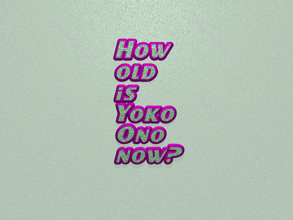 How old is Yoko Ono now? 