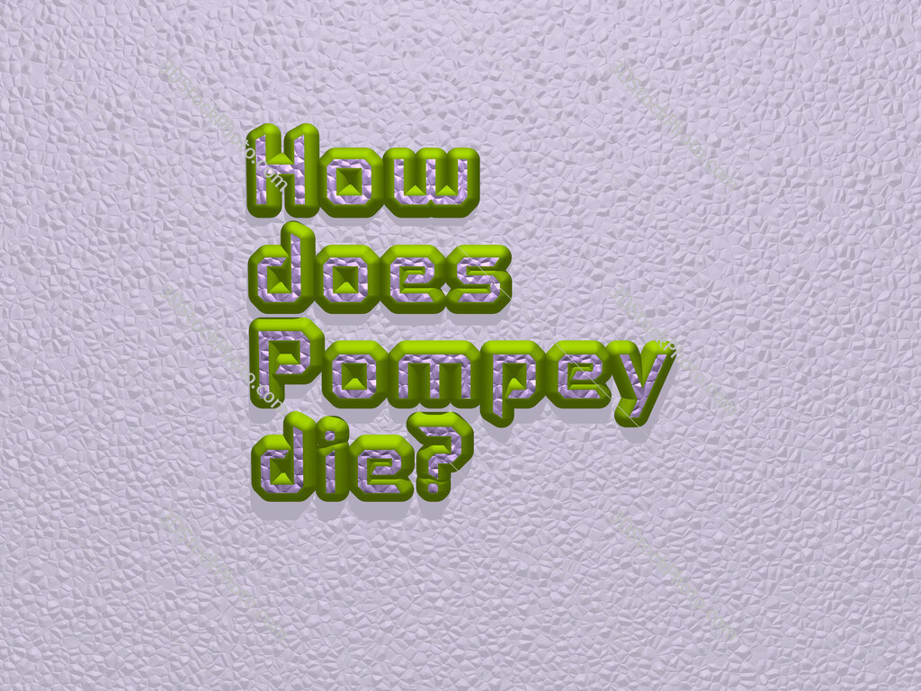 How does Pompey die? 