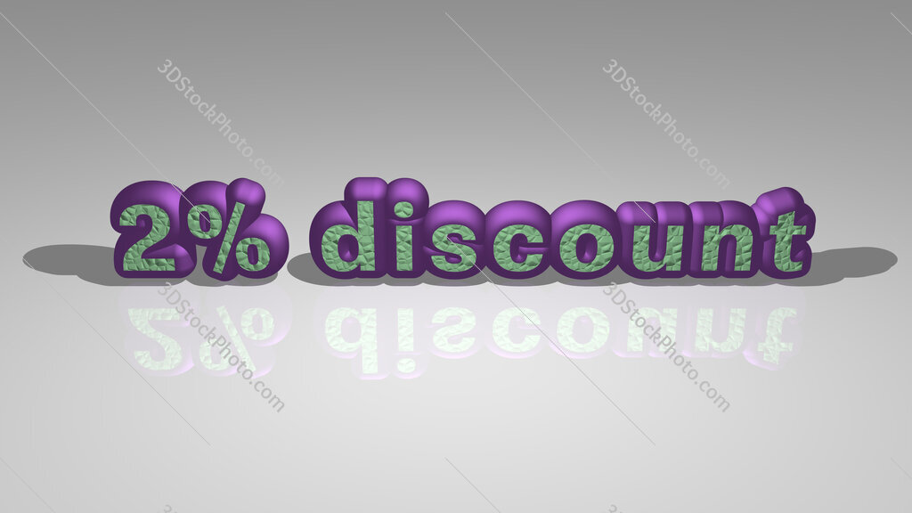 2% discount 