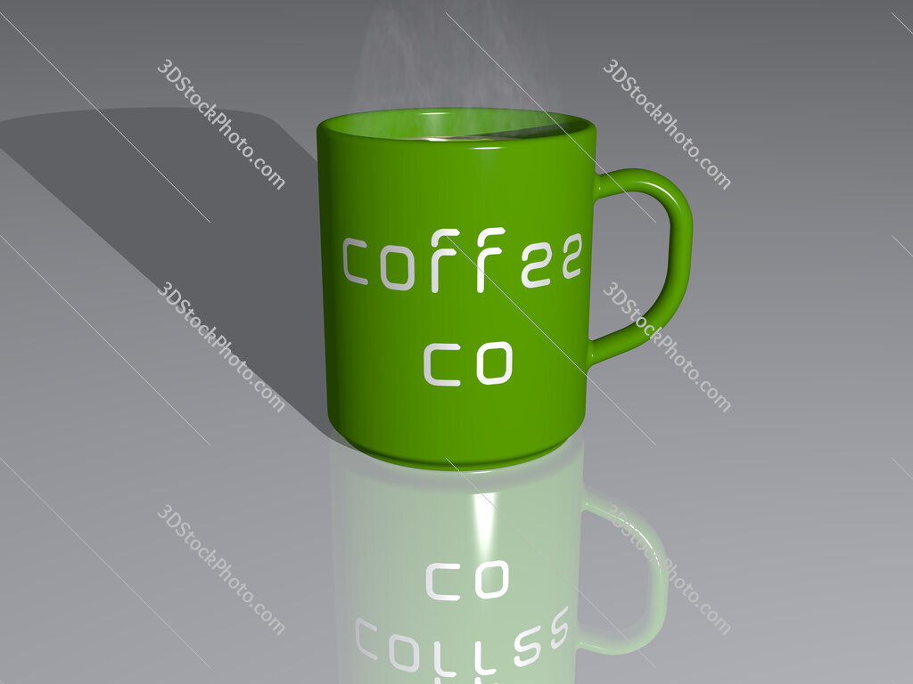 coffee co text on a coffee mug