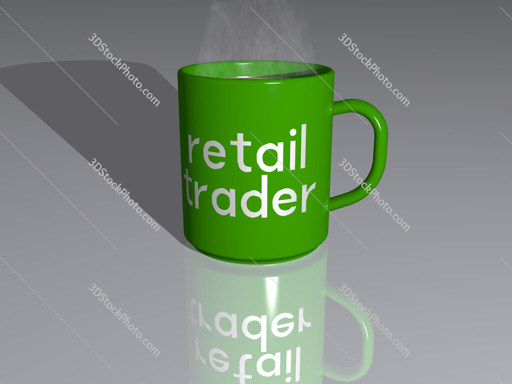 retail trader text on a coffee mug