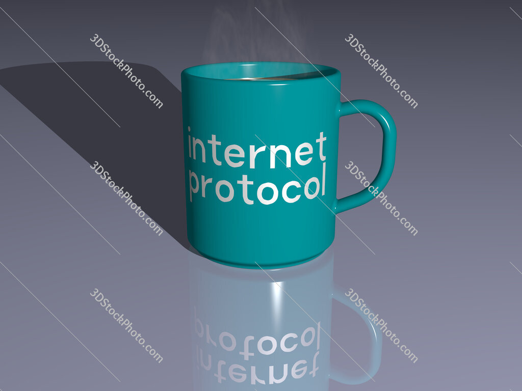 internet protocol text on a coffee mug