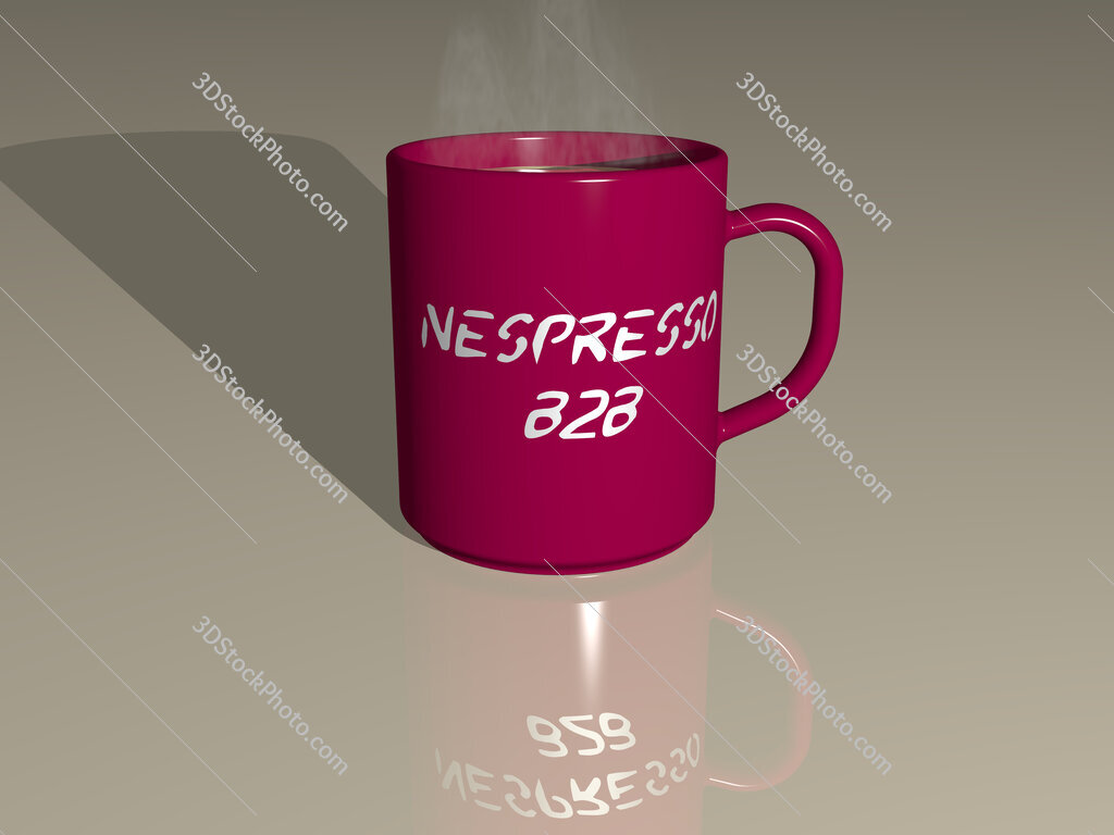 nespresso b2b text on a coffee mug