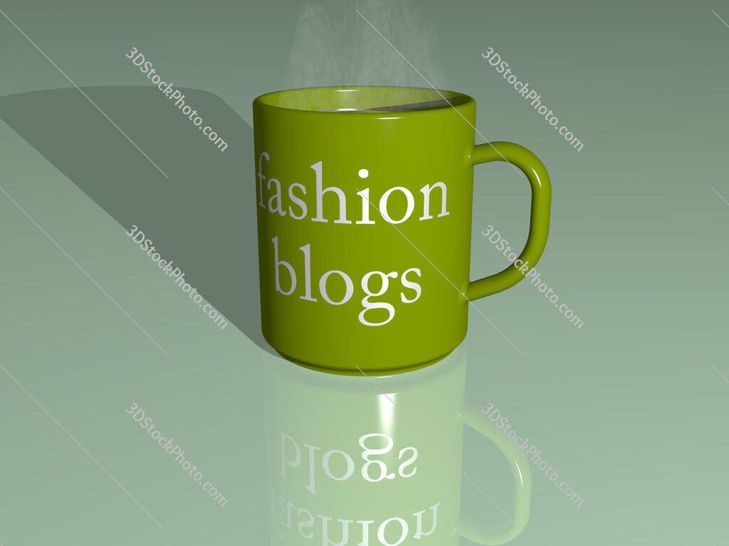 fashion blogs text on a coffee mug
