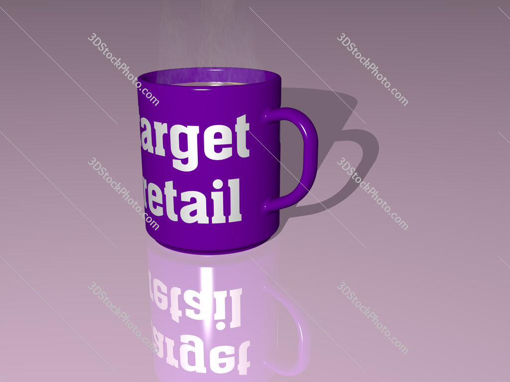 target retail text on a coffee mug