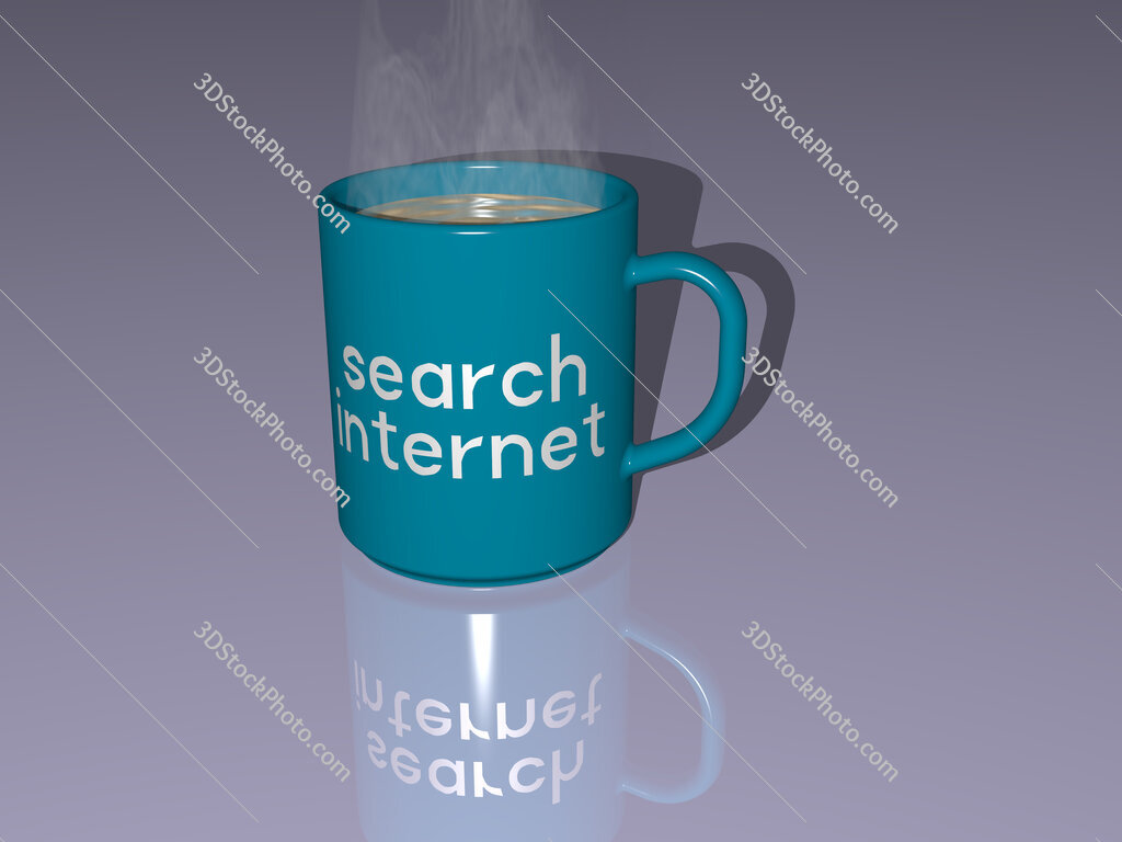 search internet text on a coffee mug