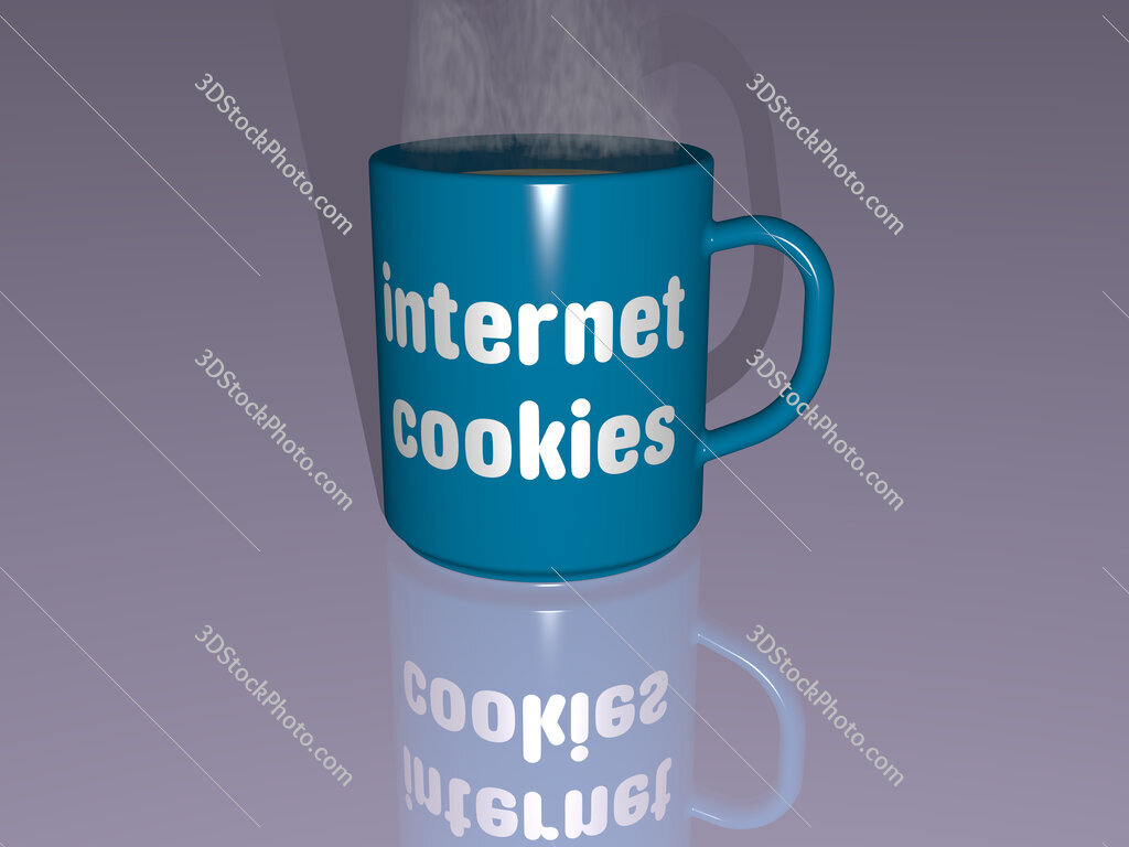 internet cookies text on a coffee mug