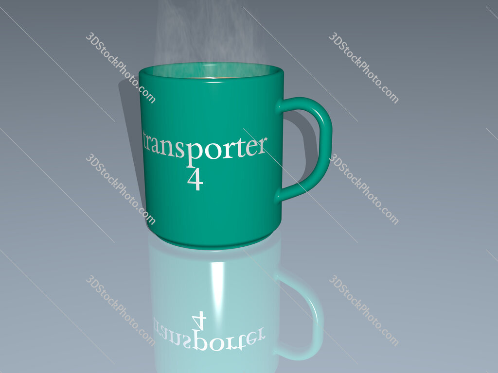 transporter 4 text on a coffee mug