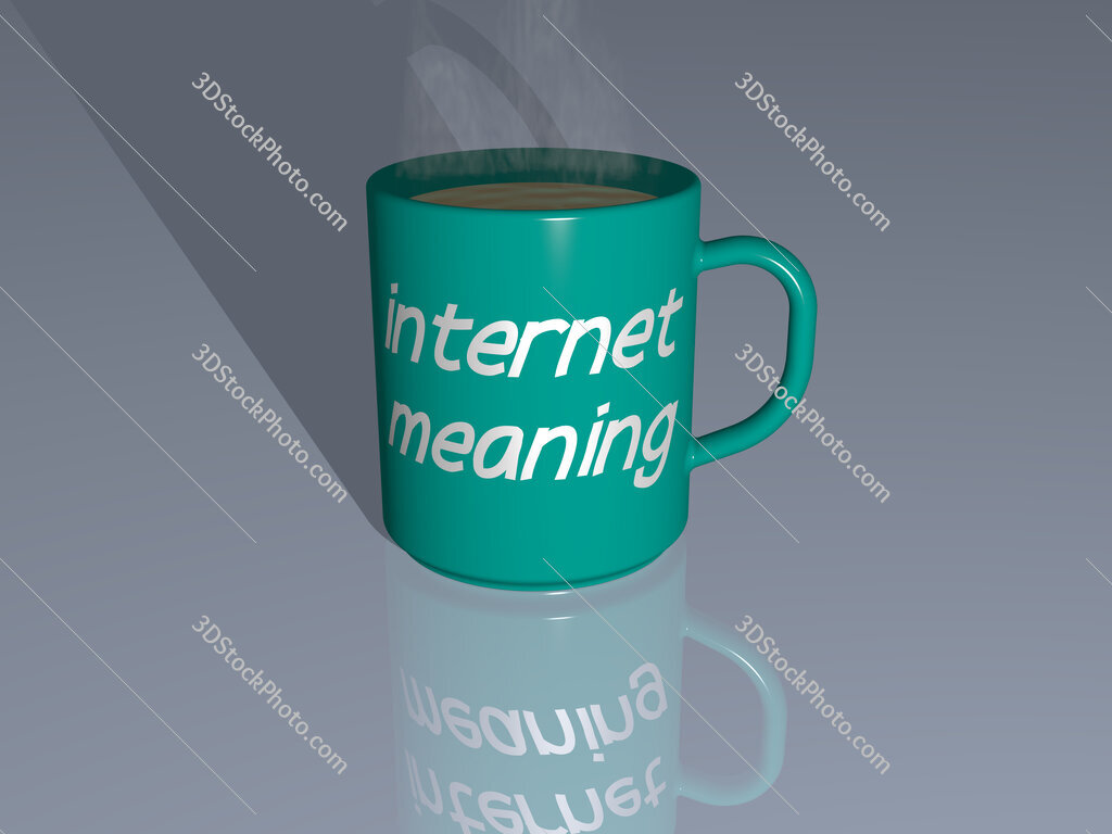 internet meaning text on a coffee mug