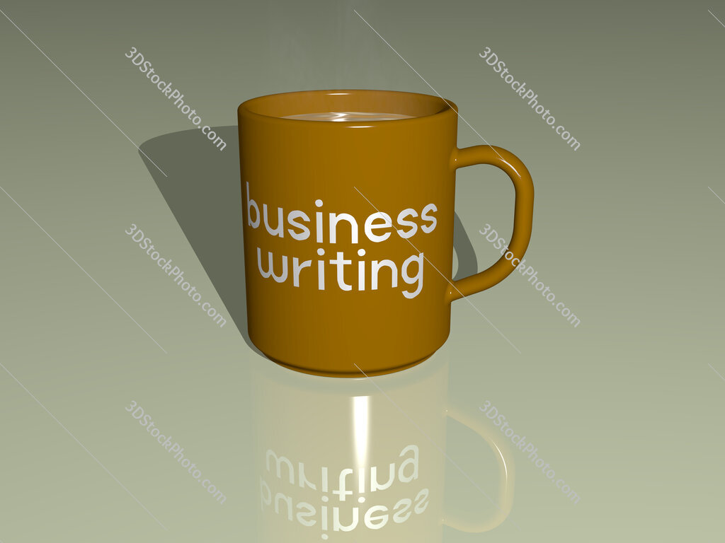 business writing text on a coffee mug