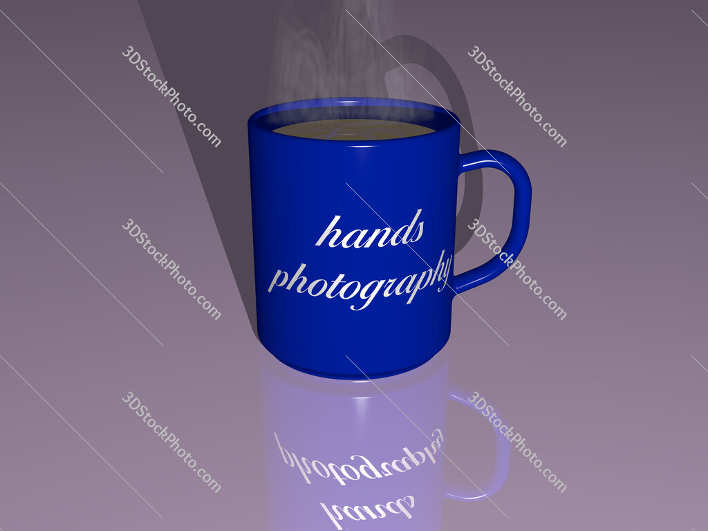 hands photography text on a coffee mug