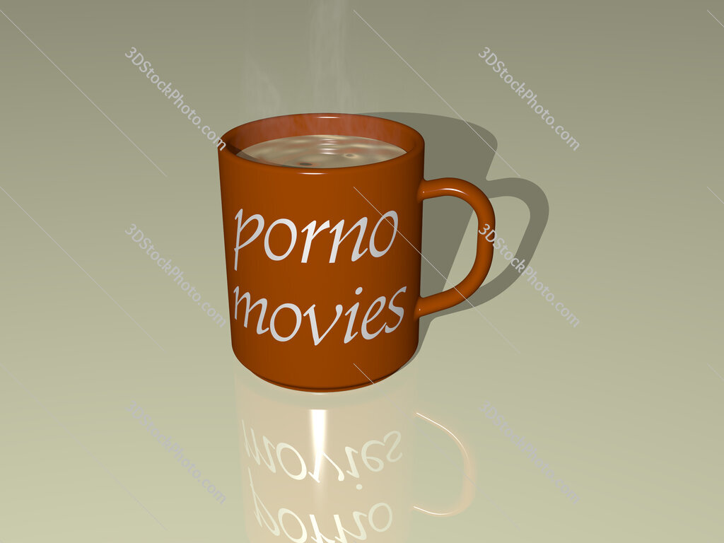 porno movies text on a coffee mug