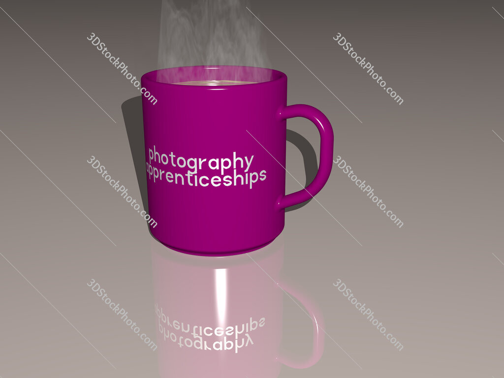photography apprenticeships text on a coffee mug