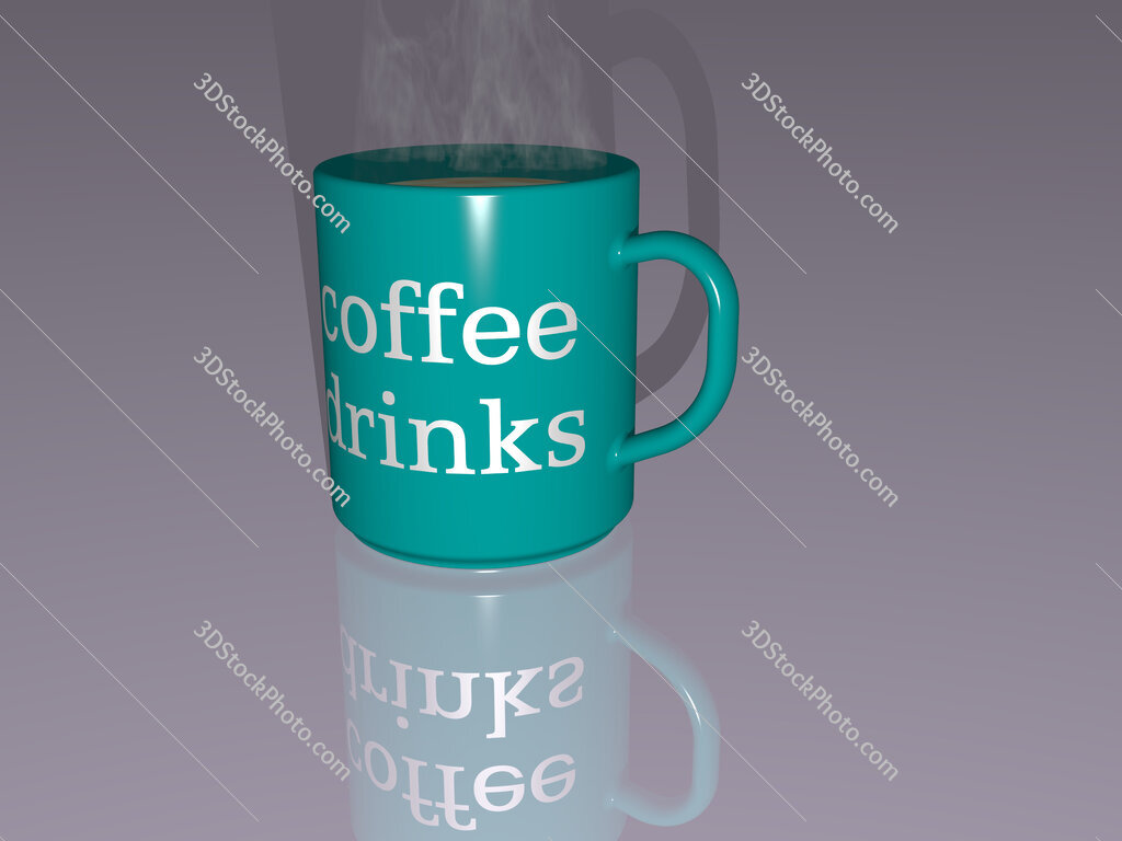 coffee drinks text on a coffee mug