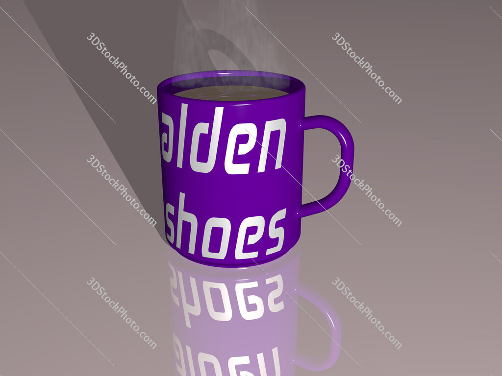 alden shoes text on a coffee mug
