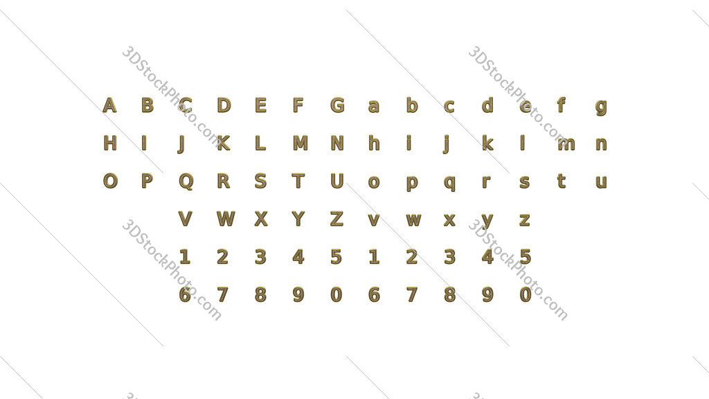 full set of alphabets 
