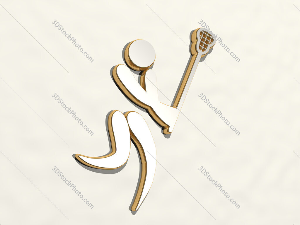 athletic sport activity 3D drawing icon