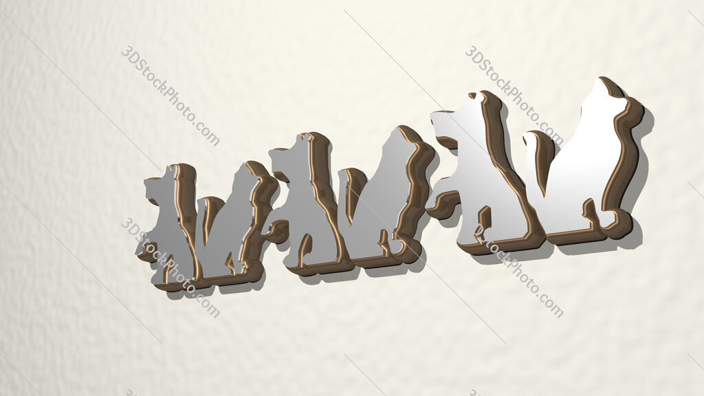 dogs 3D drawing icon