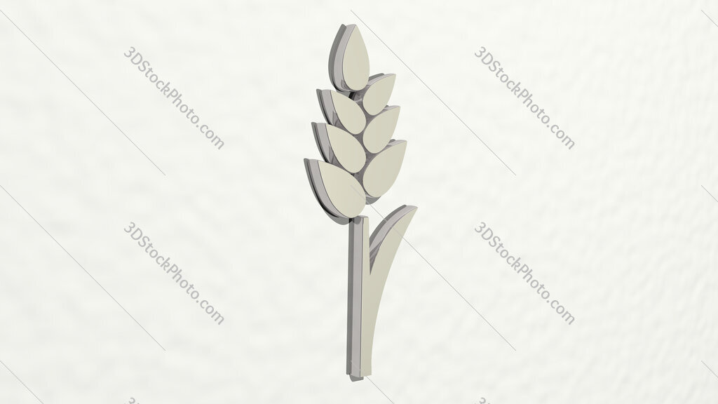 plant 3D drawing icon
