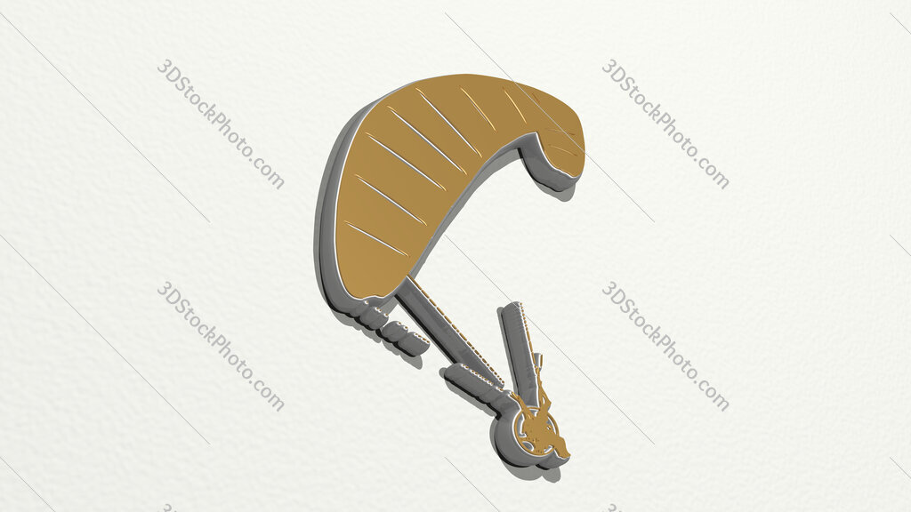athletic sport activity 3D drawing icon