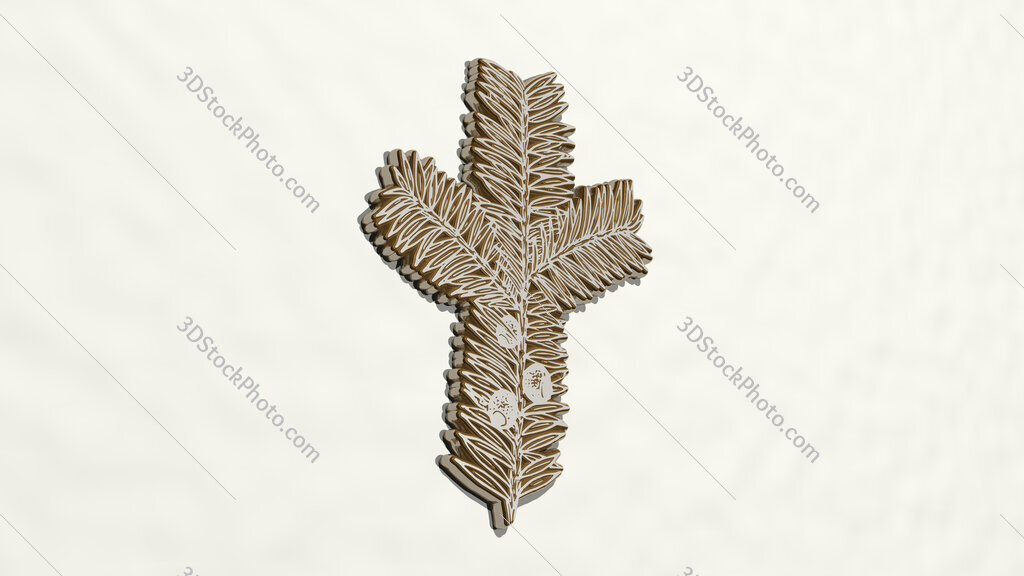 plant 3D drawing icon