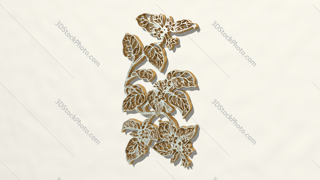 plant 3D drawing icon