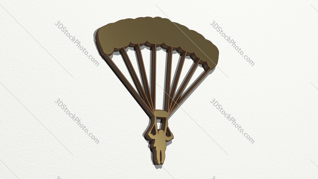 athletic sport activity 3D drawing icon