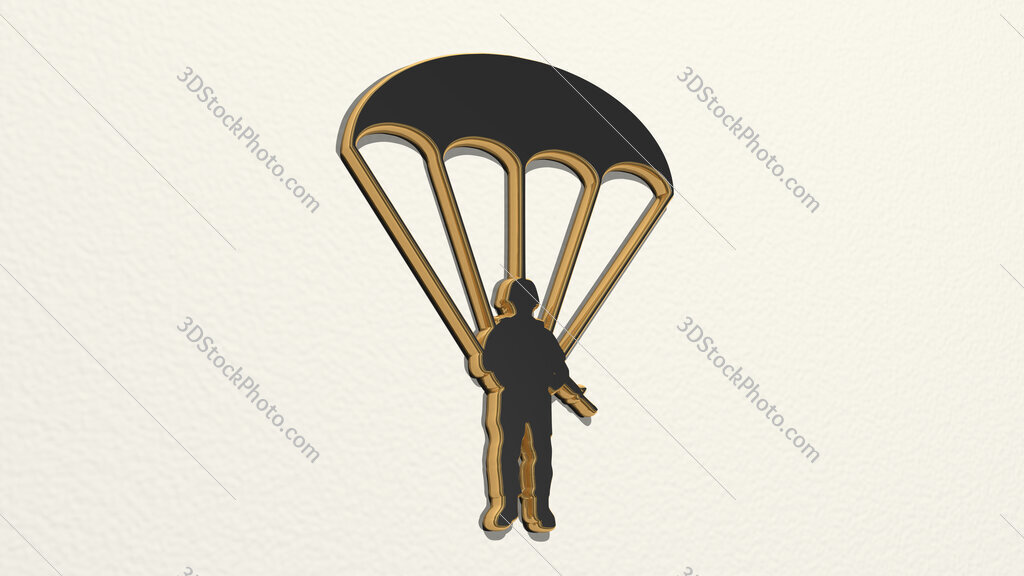 athletic sport activity 3D drawing icon