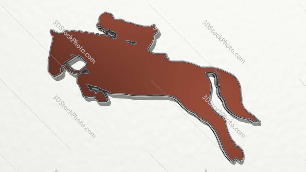athletic sport activity 3D drawing icon
