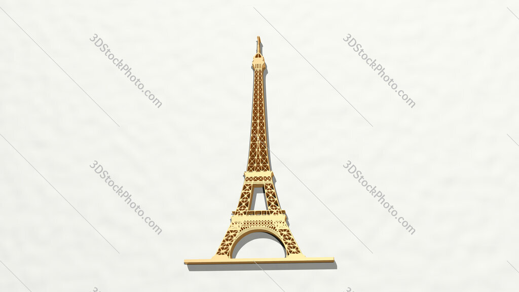 france 3D drawing icon