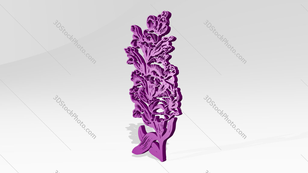 plant 3D icon casting shadow