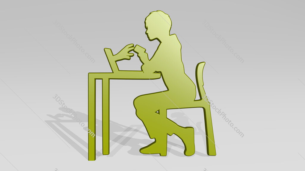 internet hand stealing woman credit card 3D icon casting shadow